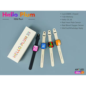 Reloj Inteligente EDS Hello Plum H26PRO+ H501 con 1GB de Memoria, Whatsapp, Brújula, Respuesta a Mensajes, Pantalla OLED de 230mAh, IP67, Serie 11 - Product Image 1