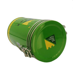 Boîte à thé hermétique de conception personnalisée boîte d'emballage de qualité alimentaire imprimée boîtes à thé rondes - Product Image 2