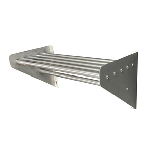 Estante de Esquina de Acero Inoxidable VTC para Uso en Hoteles, Diseño Moderno, Ecológico y que Ahorra Espacio, 600x300mm, Acabado en Latón - Product Image 2