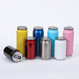 Vaso Térmico Personalizado de Acero Inoxidable 304 de Doble Pared con Aislamiento al Vacío, Compatible con Vehículos, Forma de Lata de Cola, 12Oz/17Oz - Product Image 2