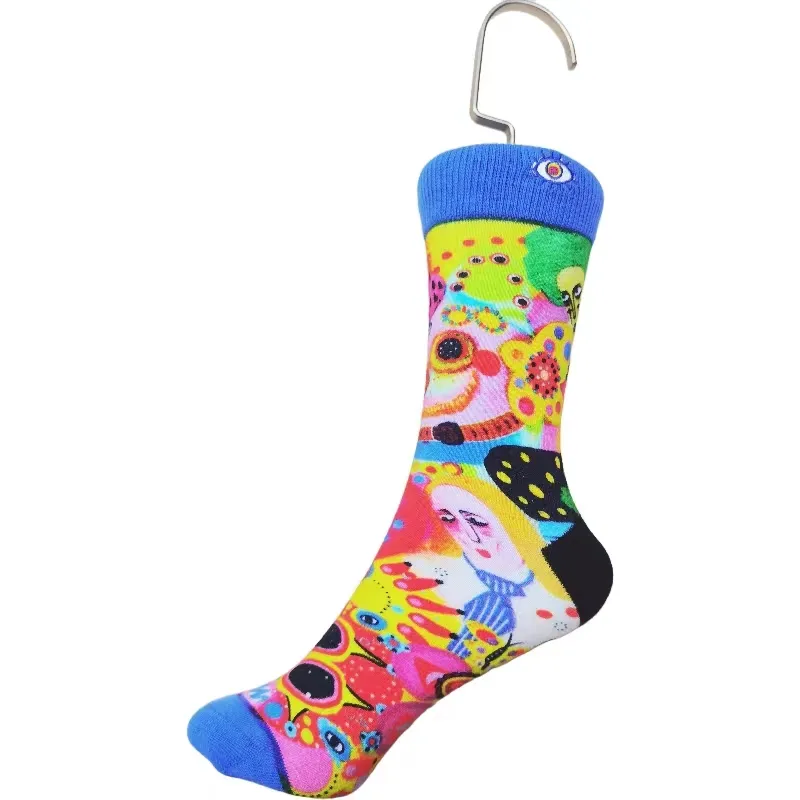 Toptan özel çoraplar sıcak çocuk tüp çorap pamuk renkli Unisex moda çorap