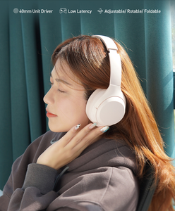 Tai Nghe Khử Tiếng Ồn Không Dây CE RoHS Màu Đỏ FCC ID V5.3 Type C Bán Chạy Nhất Trên <span class=keywords><strong>Amazon</strong></span> Tai Nghe <span class=keywords><strong>Bluetooth</strong></span> Tích Hợp Micro OEM - Product Image 3