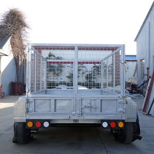 <span class=keywords><strong>Remorque</strong></span> de ferme galvanisée en Offre Spéciale Cargo Cage Box Trailer avec roulement hydraulique <span class=keywords><strong>Remorque</strong></span> à benne basculante - Product Image 3