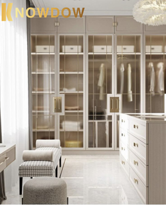 KNOWDOW Luxury Villa Wardrobe Dual Hanging Space <strong>Closet</strong> Family <strong>Shared</strong> Bedroom Storage Customized Wardrobe <strong>Closet</strong> - Product Image 3