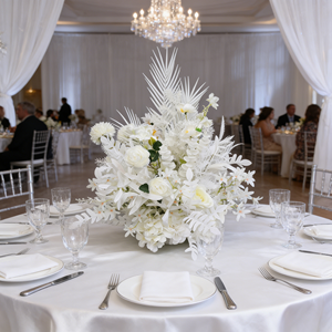 Flores Artificiales al por Mayor, Camino de Mesa de Eucalipto de Seda para Bodas, Centros de Mesa para Decoración de Bodas - Product Image 4