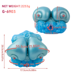 GEEBA Furry <span class=keywords><strong>Boobs</strong></span> Masturbateur masculin pour hommes, masseur de pénis à friction, seins en silicone, seins fantaisie pour hommes, masturbateur, jouets sexuels - Product Image 2