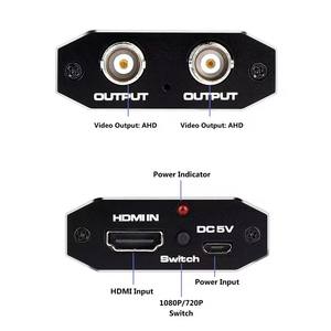 Adaptateur convertisseur HDMI vers AHD Full HD <span class=keywords><strong>1080P</strong></span> <span class=keywords><strong>Convertir</strong></span> le signal vidéo HDMI <span class=keywords><strong>en</strong></span> TVI CVI AHD CVBS BNC pour moniteur HDTV DVR - Product Image 2