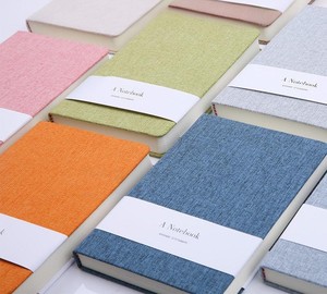 Groothandel A6 B6 Linnen Notebook Fancy Stof Hardcover Dagboek Leuk Dagboek Met Goede Kwaliteit - Product Image 2