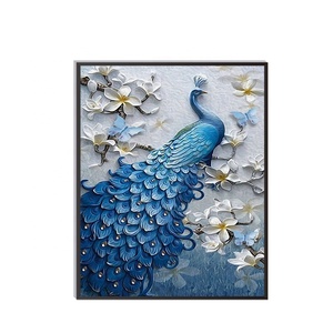 Perceuse complète 5d diamant peinture kits pour adultes paon âme manger diamant Academia broderie mosaïque point de croix Art mural - Product Image 1