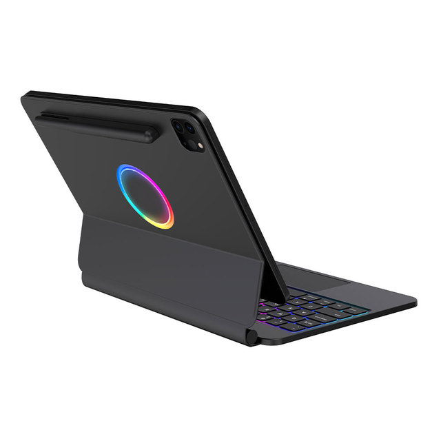Laudtec Keyboard Case for iPad Pro 11 2024 Magic-Style Magnetic with Omni-directional Trackpad Floating Cantilever Stand Wholesale OEM/ODM/Private Label