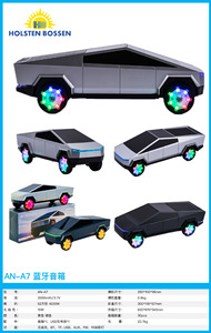 Loa mô hình Cybertruck sáng tạo, trang trí máy tính để bàn độc đáo, âm thanh đa chức năng không dây phổ biến - Product Image 6