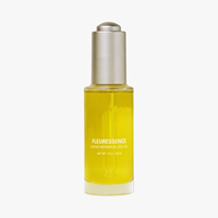 Flacon compte-gouttes de luxe en verre dépoli 30 ml, couleur personnalisée, compte-gouttes en plastique sérigraphié, logo personnalisé pour sérum de soin de la peau, bouton poussoir