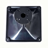 Haut-parleur carré professionnel 250 * 250 mm, tweeter, tweeter à dôme plat 44 mm