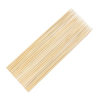 Brochettes en bambou naturel écologiques pour barbecue, 5,0 mm x 35 cm