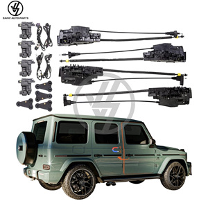 <b>Electric</b> Suction Door <b>Kit</b> Glossy Twill Weave Dry Carbon Fiber Soft Close Retrofit/Upgrade for G Wagon W464 AMG G500 G63 - Product Image 2