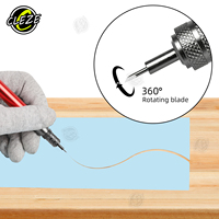 CLEZE Outil de découpe rotatif pour artisanat, couteau de découpe de vinyle, stylo de découpe de précision, outils pour le covering automobile