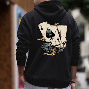 Sudaderas con Capucha Extra Grandes Unisex de Alta Calidad, Logotipo Personalizado, Lisas, Mezcla de Poliéster/Algodón Grueso, Transpirables, Resistentes al Viento, para Invierno - Product Image 5