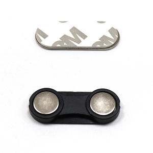 मजबूत चुंबकीय नाम बैज चुंबक फास्टनरों व्यवसाय का नाम टैग 2 पीसीएस D9.5X2.5 मिमी नियोडिमियम मैग्नेट के साथ चुंबकीय नेमटैग मैग्नेट - Product Image 1