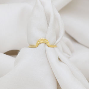 Anillo de replanteo Vintage de Plata de Ley 925, anillo de piedras preciosas con incrustaciones de ajuste de bisel chapado en oro de 18 quilates para bodas y fiestas - Product Image 3