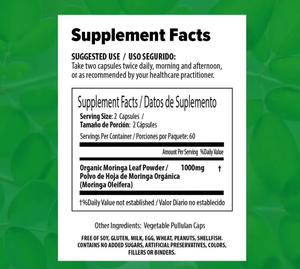 OEM ODM GMP Factory Stock Custom Hot Sell <span class=keywords><strong>Moringa</strong></span> Capsule Leaf Plant Supports Healthy Energy Níveis <span class=keywords><strong>Moringa</strong></span> <span class=keywords><strong>Capsules</strong></span> - Product Image 2