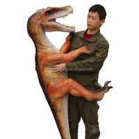 Eğlence etkinlikleri robotik kauçuk gerçekçi el robot dinozor kukla bebek dino animatronic satılık