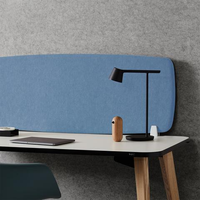 Panneaux acoustiques modernes insonorisés pour écrans de bureau Panneaux de confidentialité pour hôtel et école-Polyester écologique