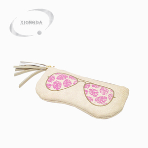 En gros personnalisé marque designer en cuir PU <span class=keywords><strong>étui</strong></span> <span class=keywords><strong>à</strong></span> lunettes <span class=keywords><strong>souple</strong></span> - Product Image 2