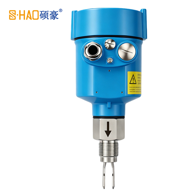 SHUOHAO Tuning Fork Level Switch Vibrating Tuning Fork Level Sensor 24VDC/220VAC for Liquids and Solids OEM ODM Customization