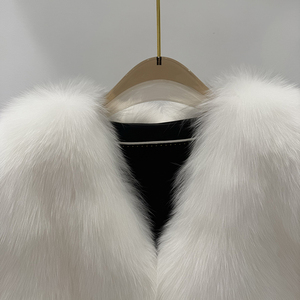Manteau en fourrure de renard véritable pour homme et femme, prix bas, personnalisé, fourrure de renard naturelle pour femme - Product Image 4
