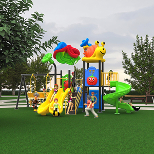 Trẻ em trượt thiết bị sân chơi ngoài trời trượt lớn ngoài trời mẫu giáo khu phố vuông thiết bị công viên nhà - Product Image 3