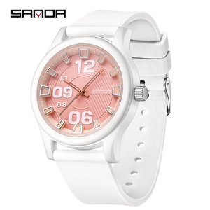 SANDA 3252 popolare studente orologio al quarzo alla moda e semplice nastro impermeabile in Silicone orologio sportivo per <span class=keywords><strong>bambini</strong></span> - Product Image 2