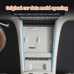 Automotive Center Console Mat For <b>Car</b> Center Console Liner Keep Console Clean For BYD Xia <b>Accessories</b> - Product Image 4