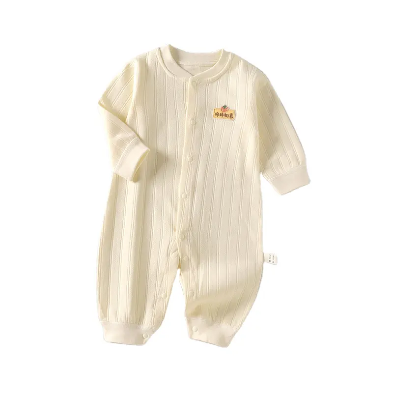 ベビーロンパース3-6ヶ月春と秋の暖かい綿の下着新生児ロンパースベビーロンパースジャンプスーツ