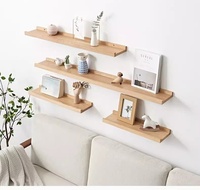 Étagère murale en bois écologique sans perçage, décoration murale pour la maison, support mural pour pot de fleurs, plateau à fleurs pour salon