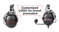Casque de pilote à réduction de bruit active ANR avec double connecteur GA pour avions généraux