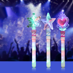 <span class=keywords><strong>New</strong></span> trẻ em của Đảng Prop <span class=keywords><strong>LED</strong></span> nhấp nháy trái tim ánh sáng lên Cây Đũa Thần với bông tuyết & sao thiết kế-Kid của món quà - Product Image 3