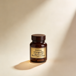 Capsules d'Ashwagandha Premium avec Extrait de Poivre Noir pour Stimuler l'Énergie et l'Humeur chez l'Adulte – Complément Alimentaire Certifié GMP - Product Image 3