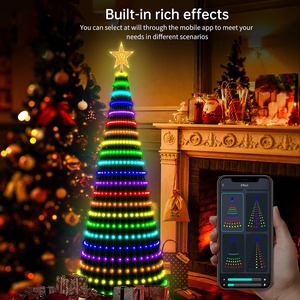 Luxfond Smart <strong>Led</strong> Collapsible <strong>Artificial</strong> Indoor Christmas <strong>Tree</strong> <strong>Led</strong> Twinky <strong>Light</strong> Decoration With <strong>Led</strong> <strong>Light</strong> for Holidays - Product Image 5