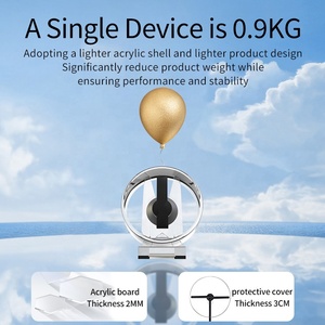 Hantu 32cm 3D Hologram Fan bảng mini Holographic chiếu LED Fan hiển thị Hologram chiếu 3D Holographic chiếu - Product Image 4