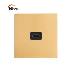 Niva NV5 重型不锈钢面板墙壁插座 单/双 H D <span class=keywords><strong>M</strong></span> I 插座 英国/美国/欧盟标准 - Product Image 4