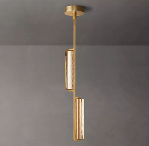 American LED Crystal Long Chandelier Rectangle Chandelier For Industrial Dining Room Bar Restaurant Hotel Villa Clothing Store - Product Image 6