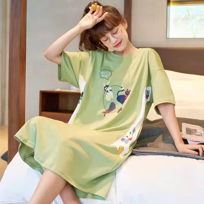 Nanxson Chemise De Nuit Femmes Été Manche Courte Vêtements De Nuit Victoriens Vi