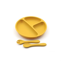 Ensemble de cuillères à ventouse divisées en silicone, sans BPA, écologiques, pour l'alimentation des nourrissons, imprimé animal, 16 pièces, multifonction