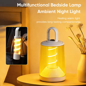 Lanterne de camping LED avec source de lumière double fonction pour ambiance extérieure et éclairage nocturne - Product Image 5