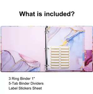 Multifunctional Custom <b>A4</b> Binder Writing Loose Leaf Divider <b>Clipboards</b> for Recipes Student Plastic Page Folders - Product Image 2