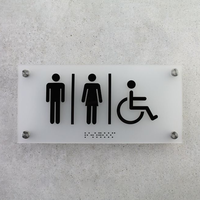 Marqueur tactile anti-rayures de haute précision en braille pour les espaces publics