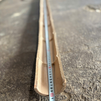 Bac d'irrigation en bambou pour jardin, longueur 2100 cm et diamètre 2,1 m, pour une agriculture écologique