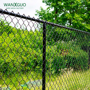 Clôtures de jardin anti-corrosion de haute qualité Treillis métallique en diamant <span class=keywords><strong>rigide</strong></span> Maillon de chaîne en fer à haute résistance <span class=keywords><strong>Bois</strong></span> traité thermiquement - Product Image 2