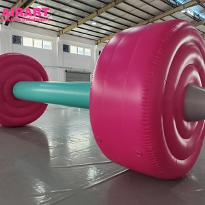 <span class=keywords><strong>Ballon</strong></span> de <span class=keywords><strong>fitness</strong></span> en forme d'haltère rose pour événements d'inauguration, modèle d'haltère <span class=keywords><strong>gonflable</strong></span> pour idées de fêtes - Product Image 4