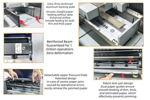 Máquina Perforadora y Anti-Atasco de Papel con Alimentación Automática, Cuchilla Única de 13 Pulgadas <span class=keywords><strong>SCP</strong></span>-13A, Succión de Aire, Pantalla Táctil de 7 Pulgadas, 330 mm - Product Image 5